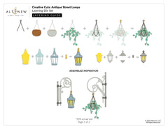 Dies Creative Cuts: Antique Street Lamps Layering Die Set