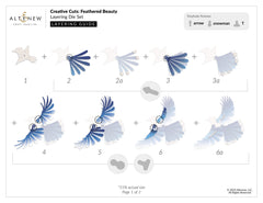 Dies Creative Cuts: Feathered Beauty Layering Die Set
