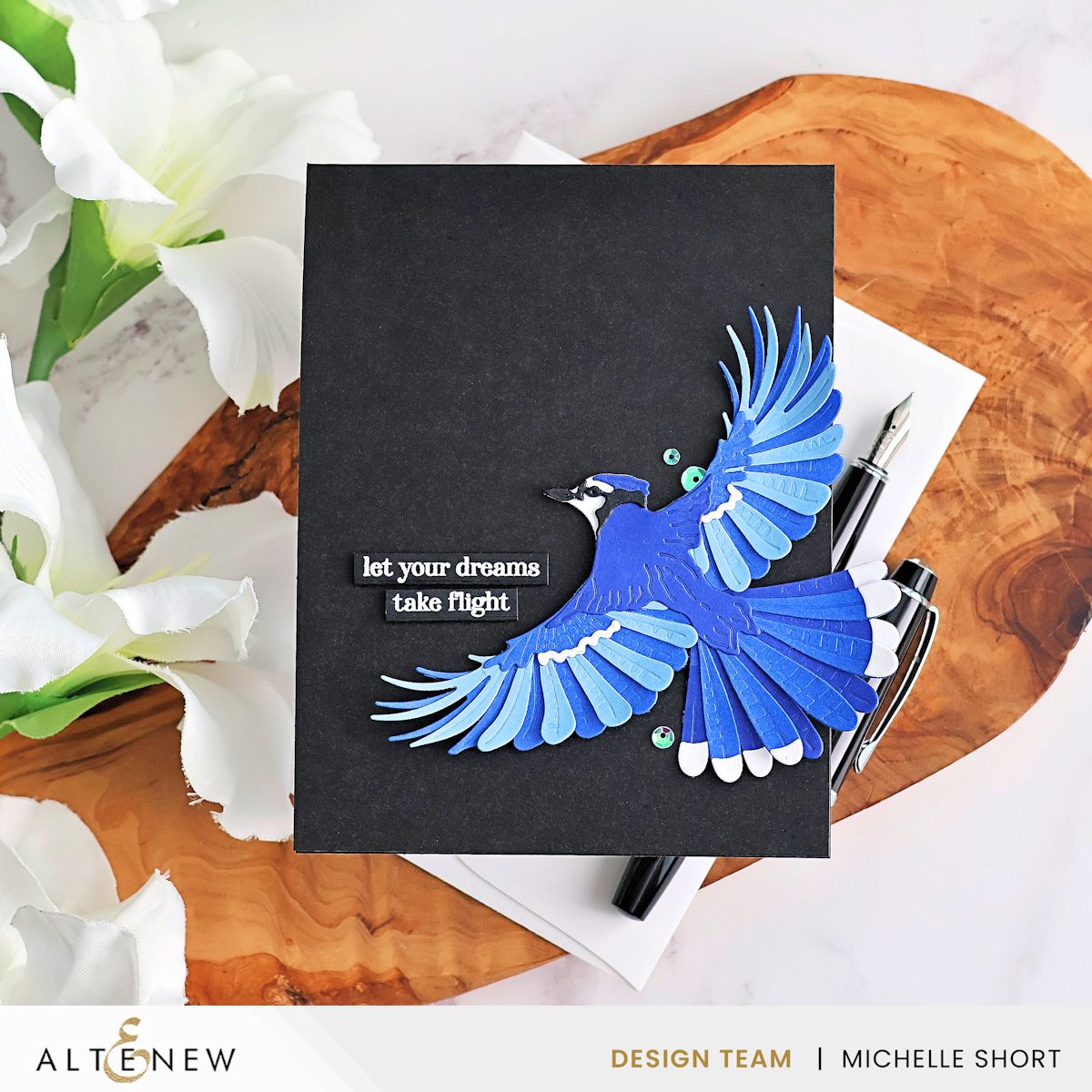 Dies Creative Cuts: Feathered Beauty Layering Die Set