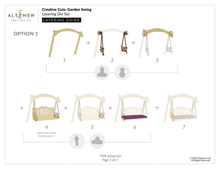 Dies Creative Cuts: Garden Swing Layering Die Set