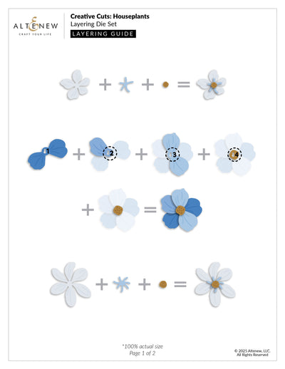 Dies Creative Cuts: Houseplants Layering Die Set