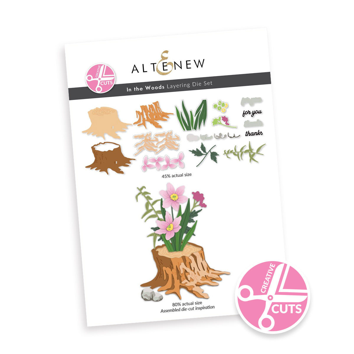 Dies Creative Cuts: In the Woods Layering Die Set