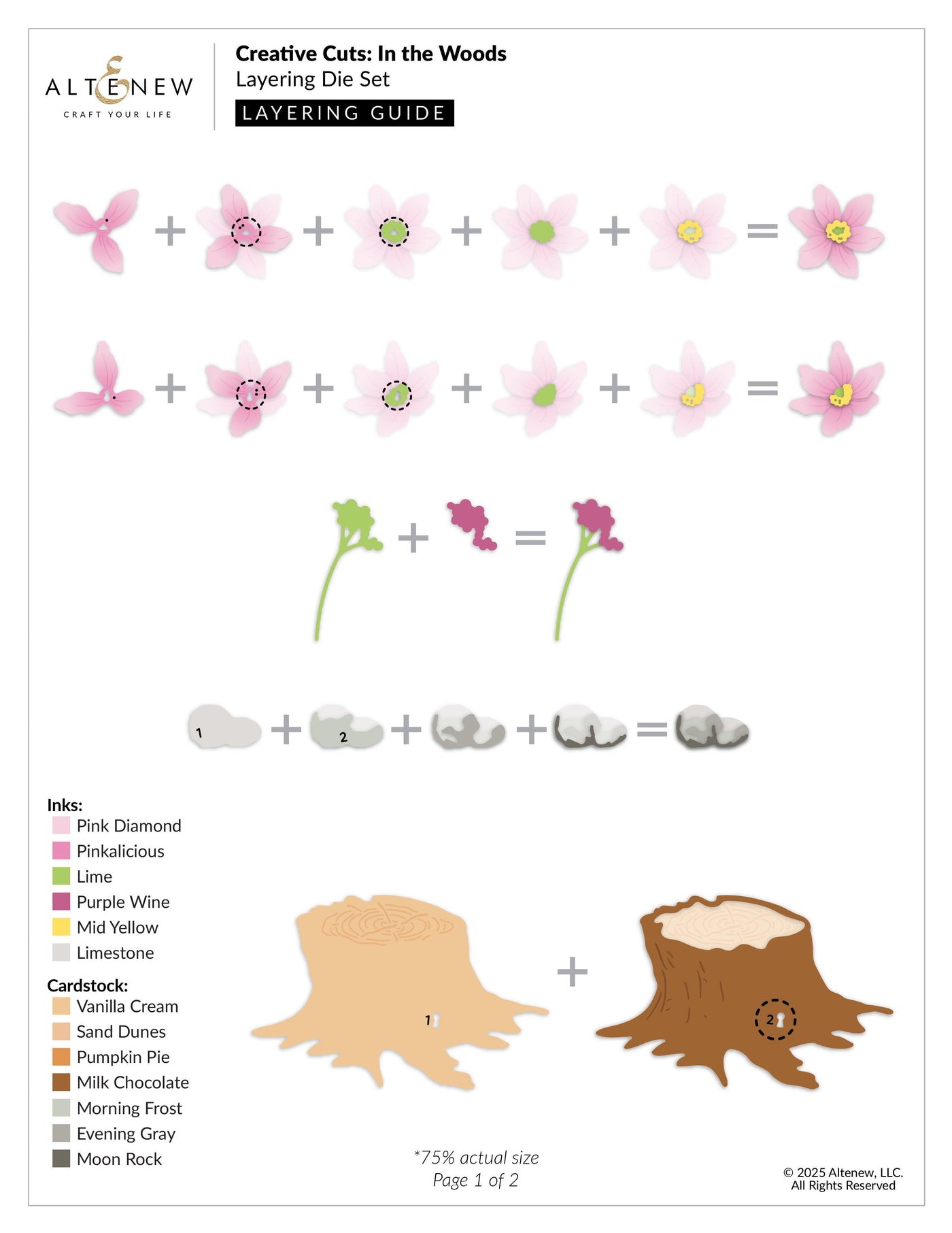 Dies Creative Cuts: In the Woods Layering Die Set