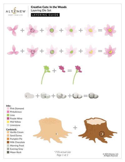 Dies Creative Cuts: In the Woods Layering Die Set
