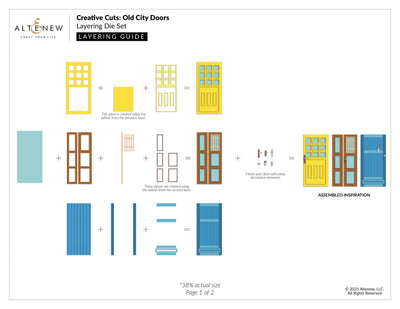 Dies Creative Cuts: Old City Doors Layering Die Set