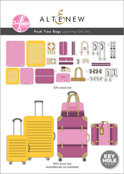 Dies Creative Cuts: Pack Your Bags Layering Die Set