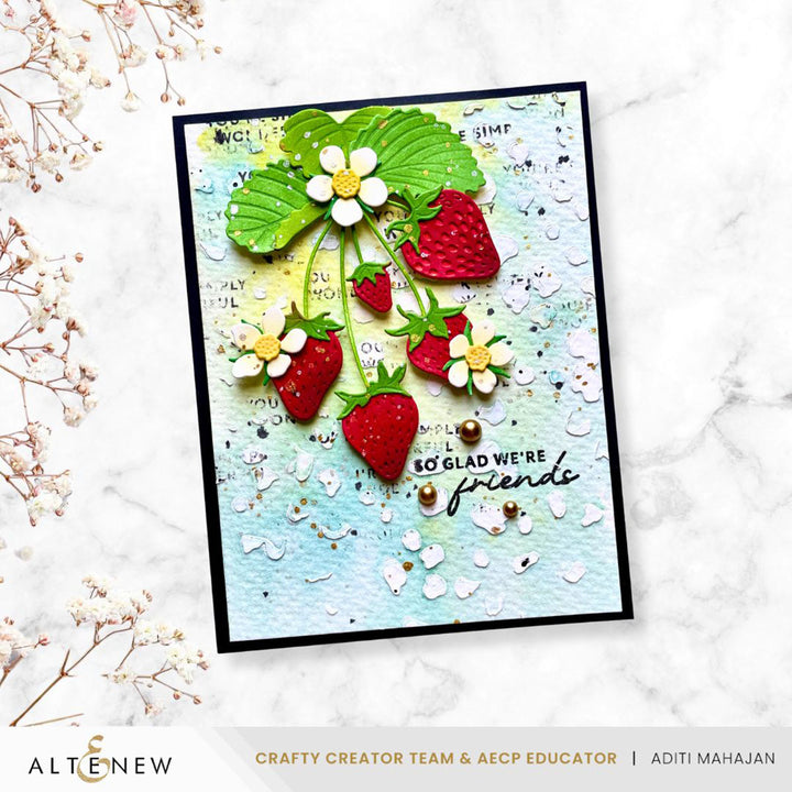 Dies Creative Cuts: Strawberry Patch Layering Die Set