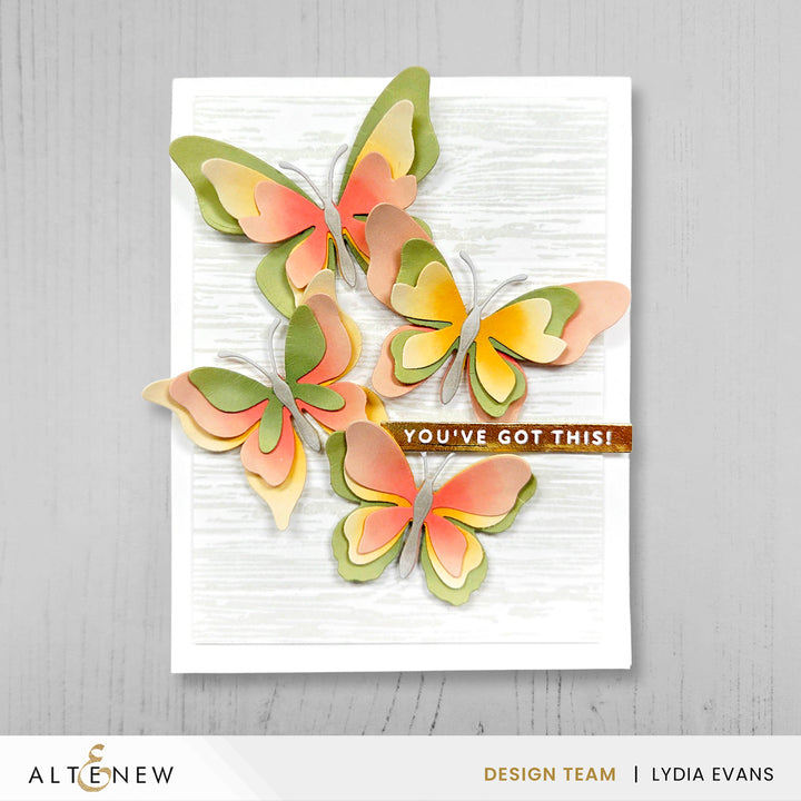 Dies Creative Cuts: Zero-Waste Fluttering Fantasies Layering Die Set