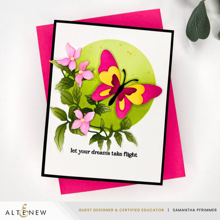 Dies Creative Cuts: Zero-Waste Fluttering Fantasies Layering Die Set