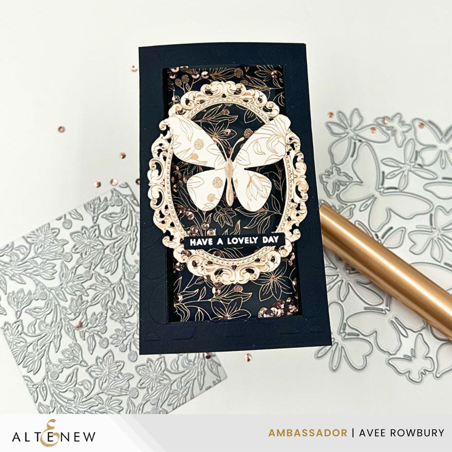 Dies Creative Cuts: Zero-Waste Fluttering Fantasies Layering Die Set