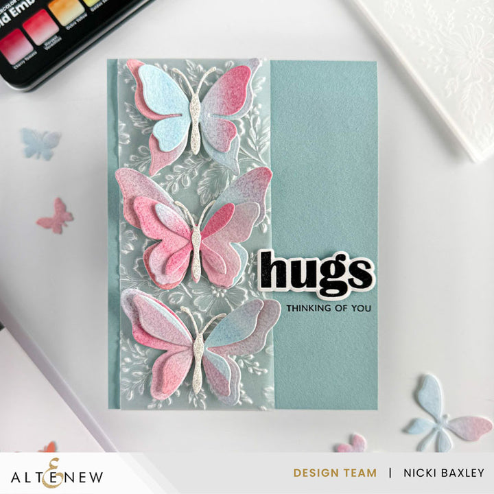 Dies Creative Cuts: Zero-Waste Fluttering Fantasies Layering Die Set