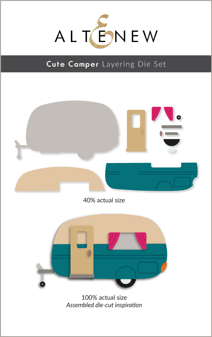 Dies Cute Camper Layering Die Set