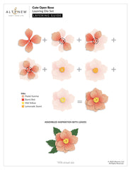 Dies Cute Open Rose Layering Die Set