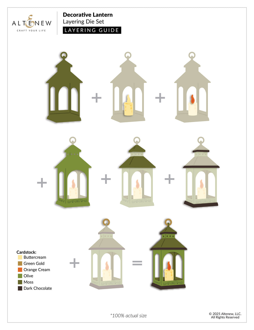 Dies Decorative Lantern Layering Die Set