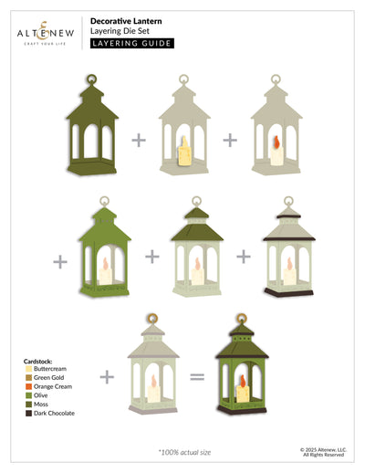Dies Decorative Lantern Layering Die Set