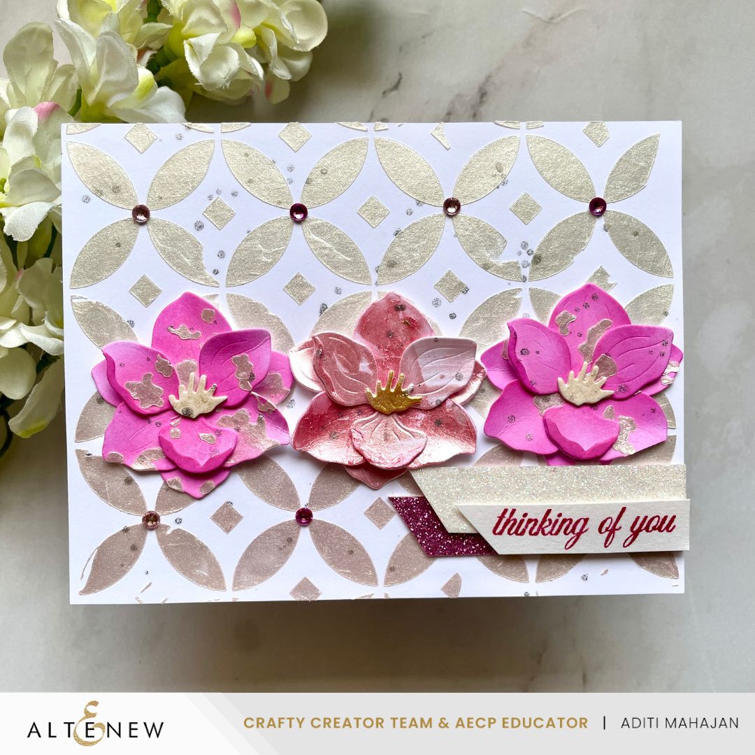 Dies Delicate Magnolia Layering Die Set