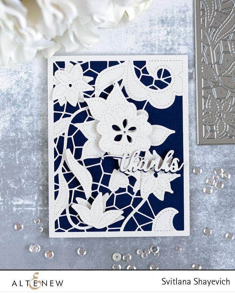 Dies Doodled Lace Cover Die