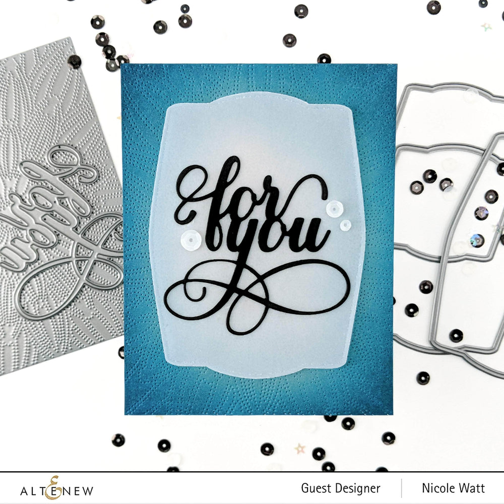 Dies Dotted Starburst Debossing Cover Die