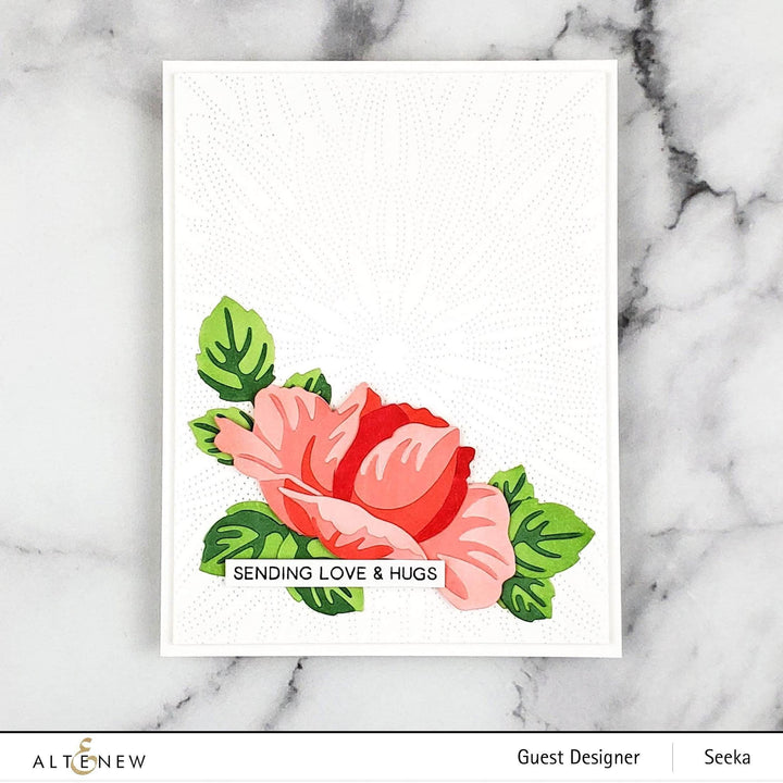 Dies Dotted Starburst Debossing Cover Die