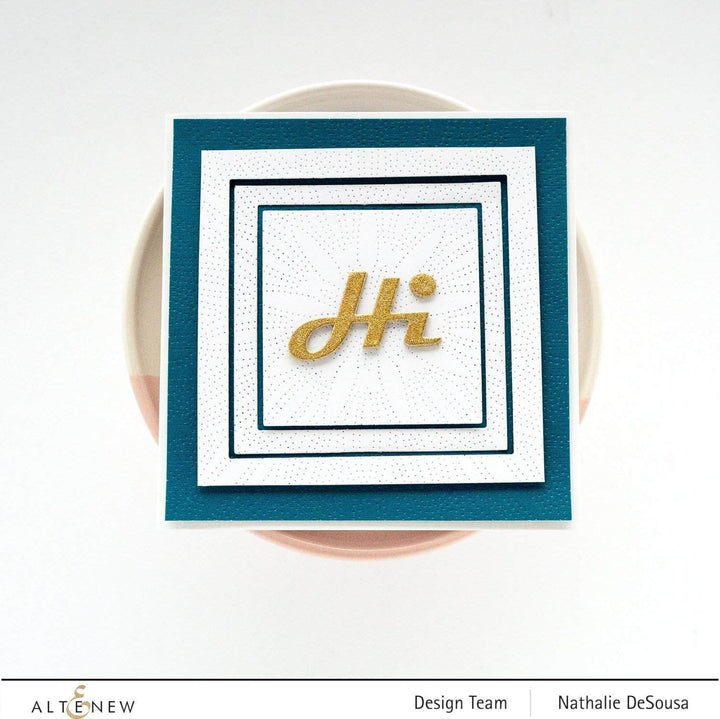 Dies Dotted Starburst Debossing Cover Die