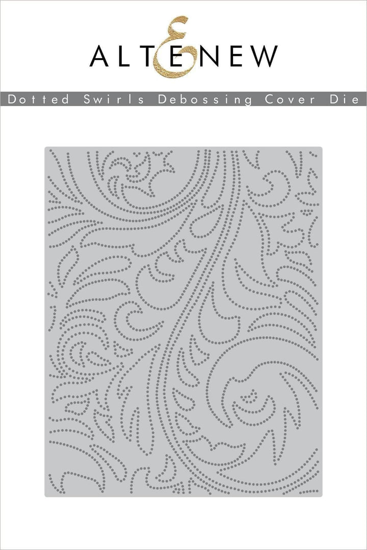 Dies Dotted Swirls Debossing Cover Die