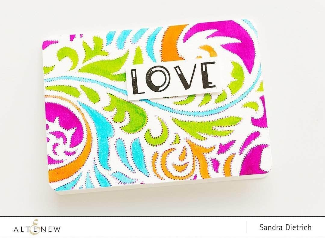 Dies Dotted Swirls Debossing Cover Die