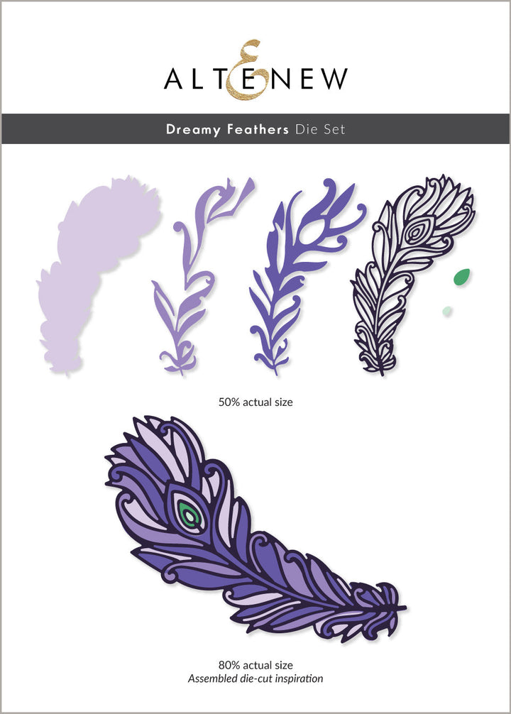 Dies Dreamy Feathers Die Set
