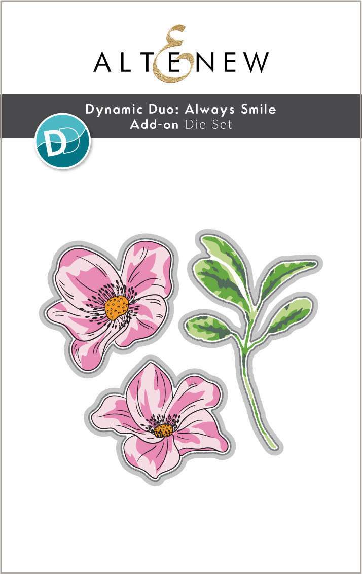 Dies Dynamic Duo: Always Smile Add-on Die Set
