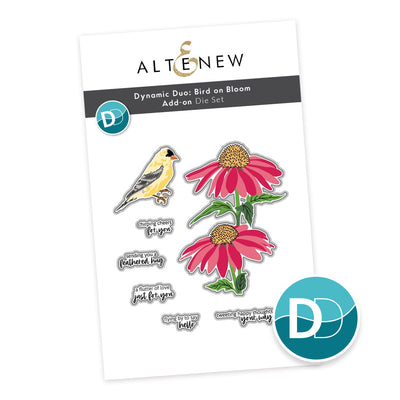 Dies Dynamic Duo: Bird on Bloom Add-On Die Set