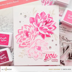 Dies Dynamic Duo: Modern Dahlia Add-On Die Set