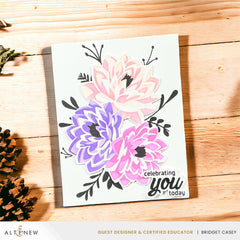 Dies Dynamic Duo: Modern Dahlia Add-On Die Set