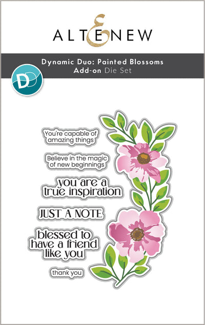 Dies Dynamic Duo: Painted Blossoms Add-On Die Set