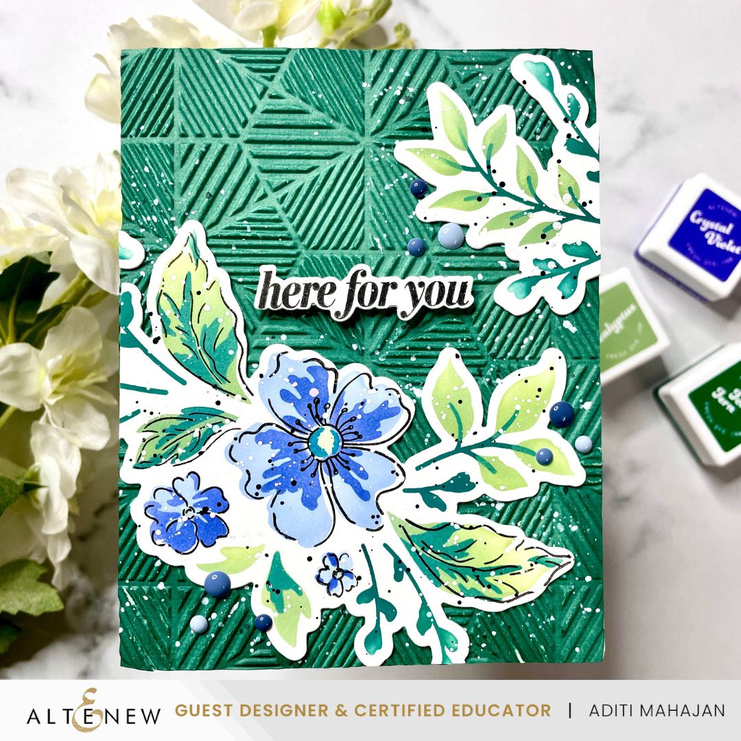 Dies Dynamic Duo: Painted Floral Swag Add-on Die Set