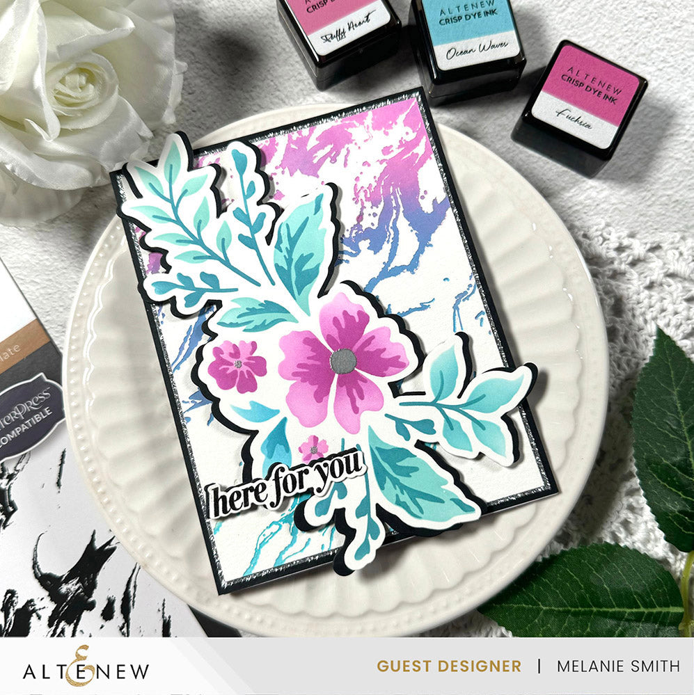 Dies Dynamic Duo: Painted Floral Swag Add-on Die Set
