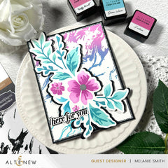Dies Dynamic Duo: Painted Floral Swag Add-on Die Set