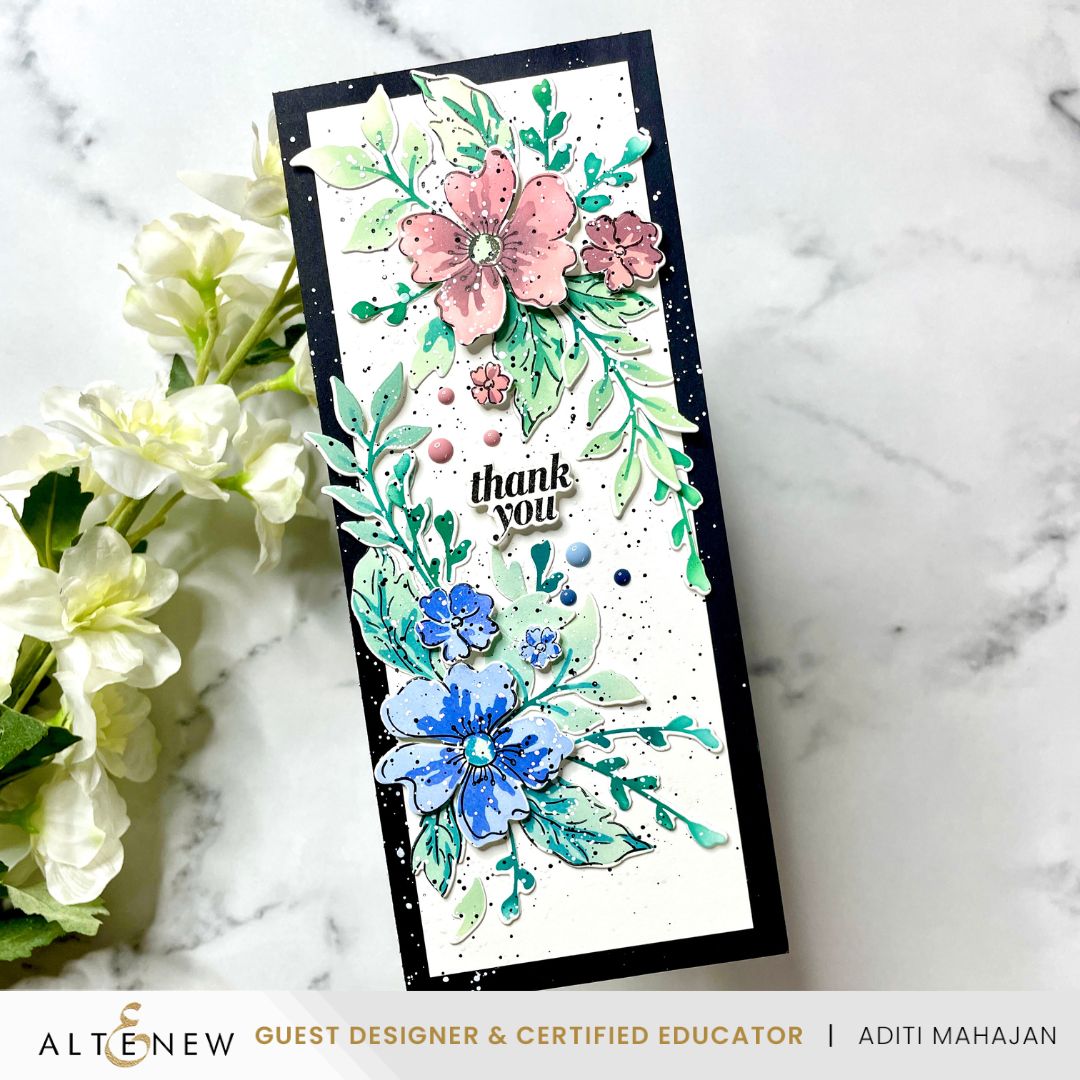 Dies Dynamic Duo: Painted Floral Swag Add-on Die Set