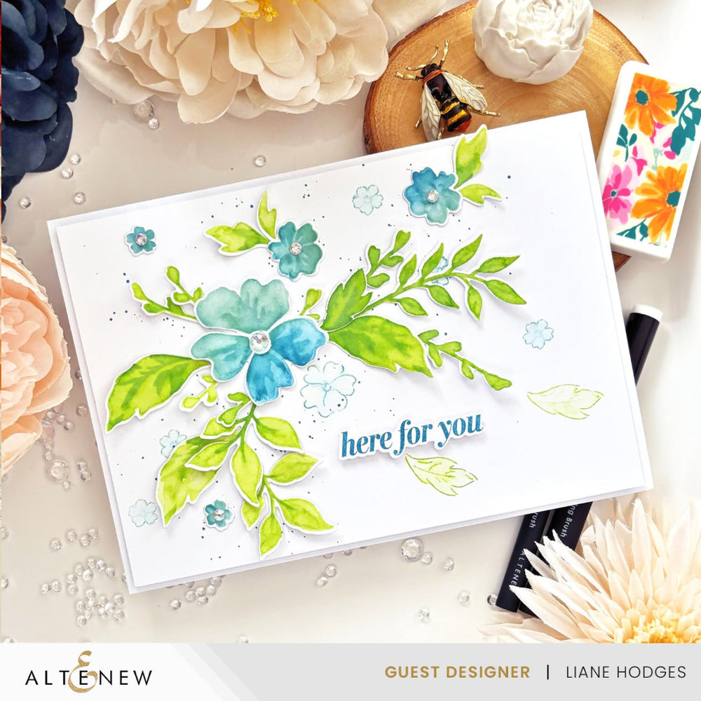 Dies Dynamic Duo: Painted Floral Swag Add-on Die Set