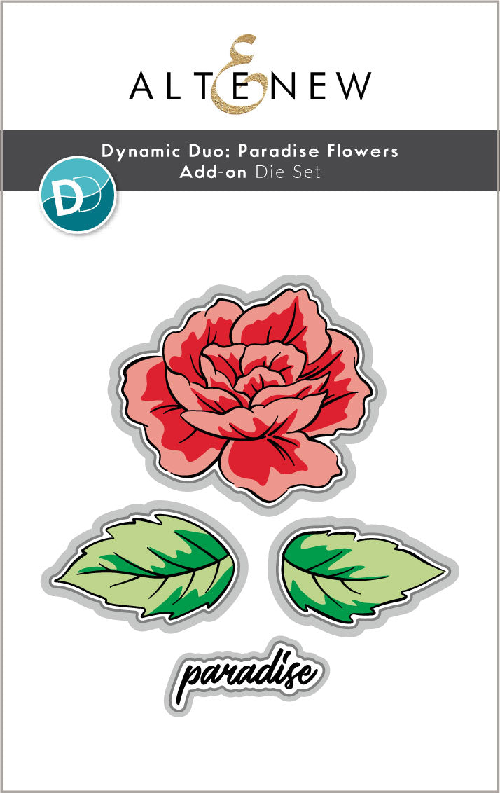Dies Dynamic Duo: Paradise Flowers Add-On Die Set