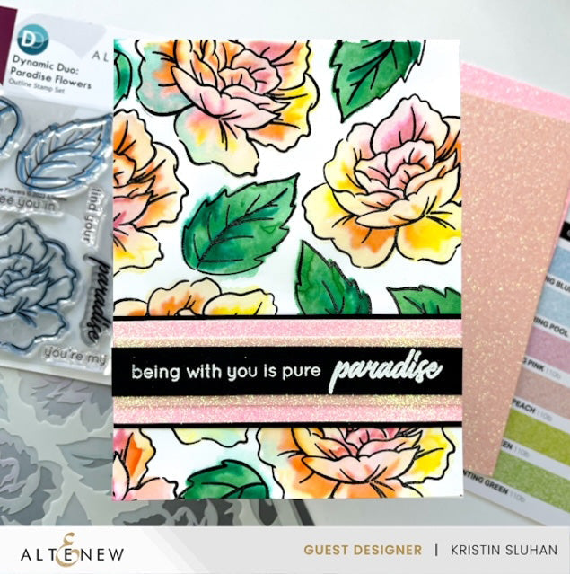 Dies Dynamic Duo: Paradise Flowers Add-On Die Set