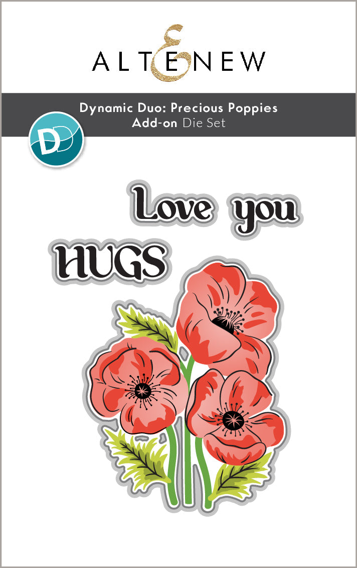 Dies Dynamic Duo: Precious Poppies Add-On Die Set