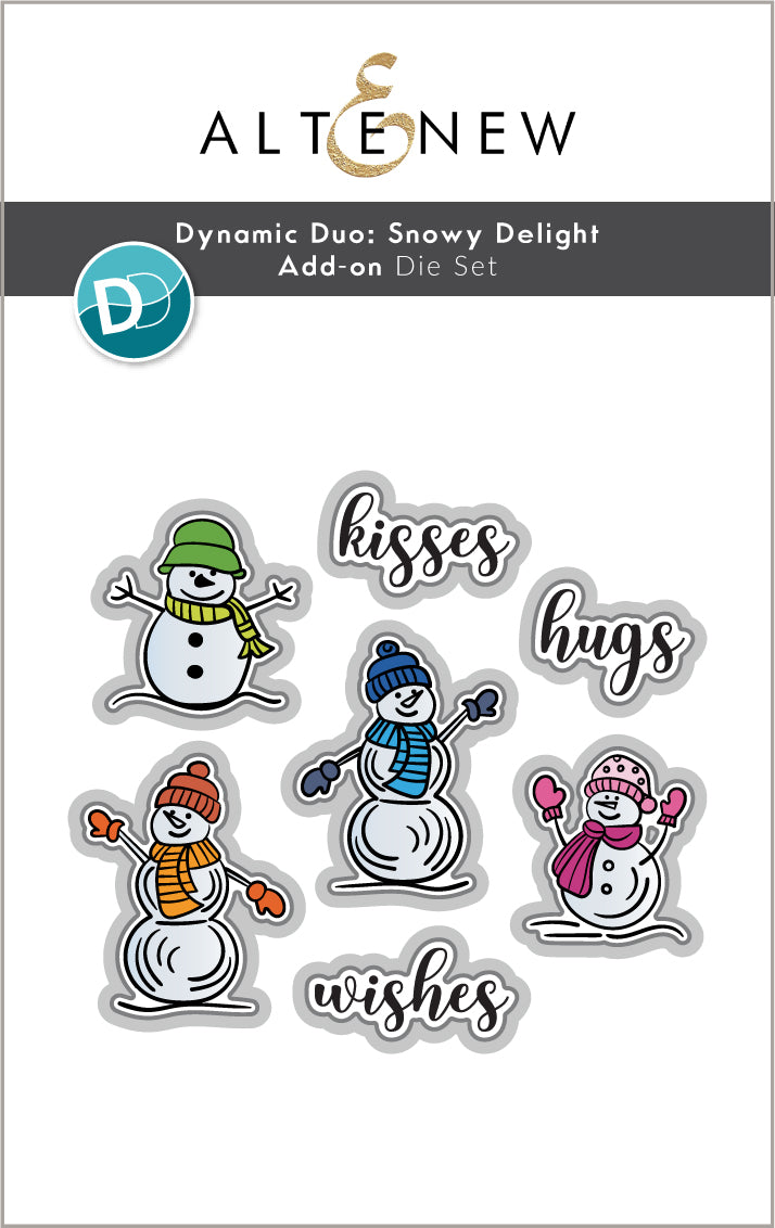 Dies Dynamic Duo: Snowy Delight Add-On Die Set