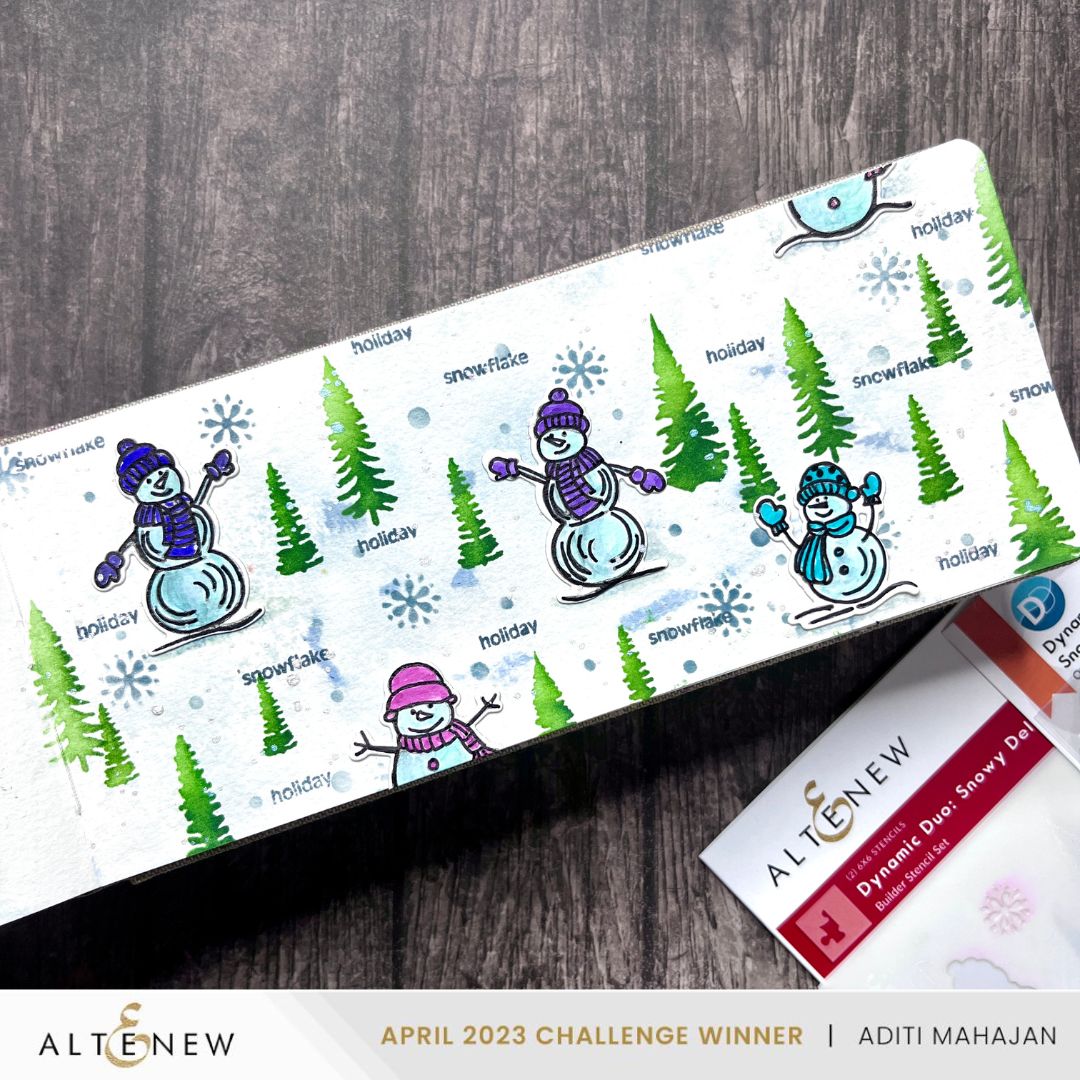 Dies Dynamic Duo: Snowy Delight Add-On Die Set