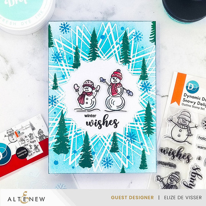Dies Dynamic Duo: Snowy Delight Add-On Die Set