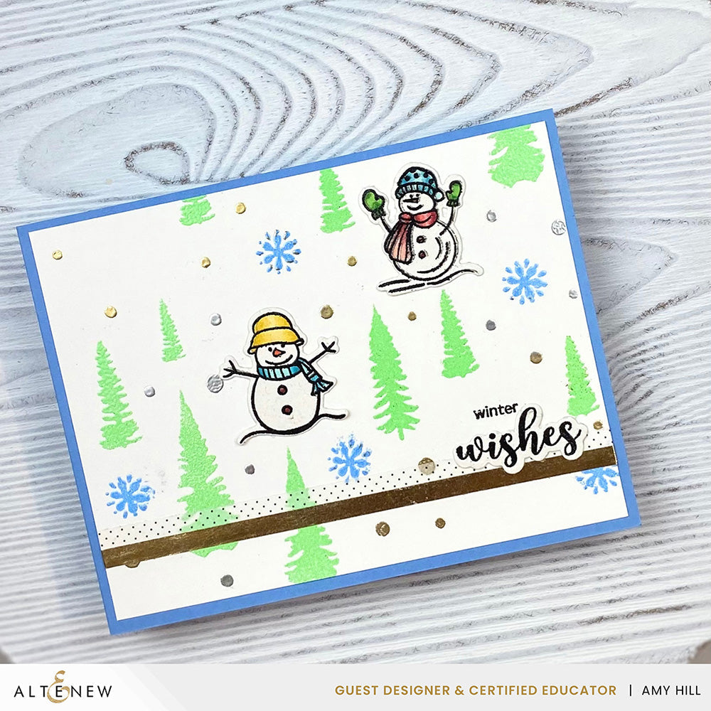 Dies Dynamic Duo: Snowy Delight Add-On Die Set