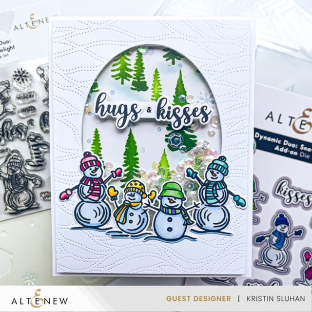 Dies Dynamic Duo: Snowy Delight Add-On Die Set