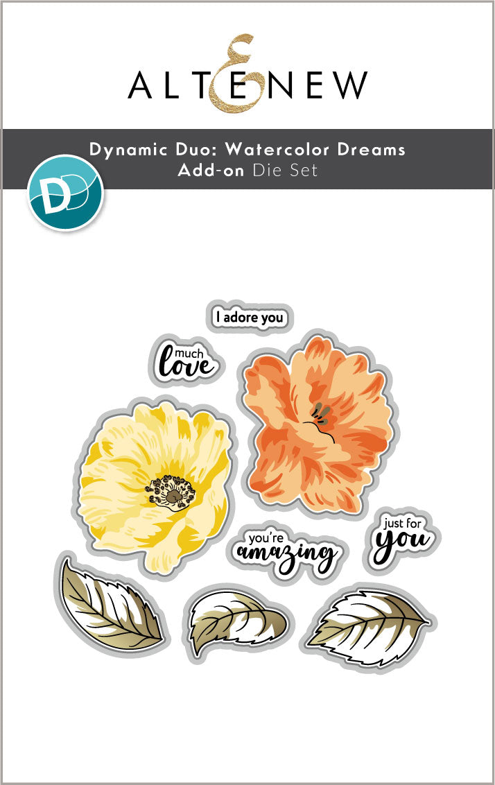 Dies Dynamic Duo: Watercolor Dreams Add-on Die Set