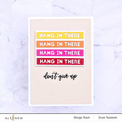 Dies Essential Sentiment Strips Die Set
