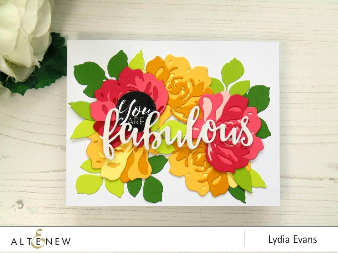 Dies Fantasy Floral 3D Die Set