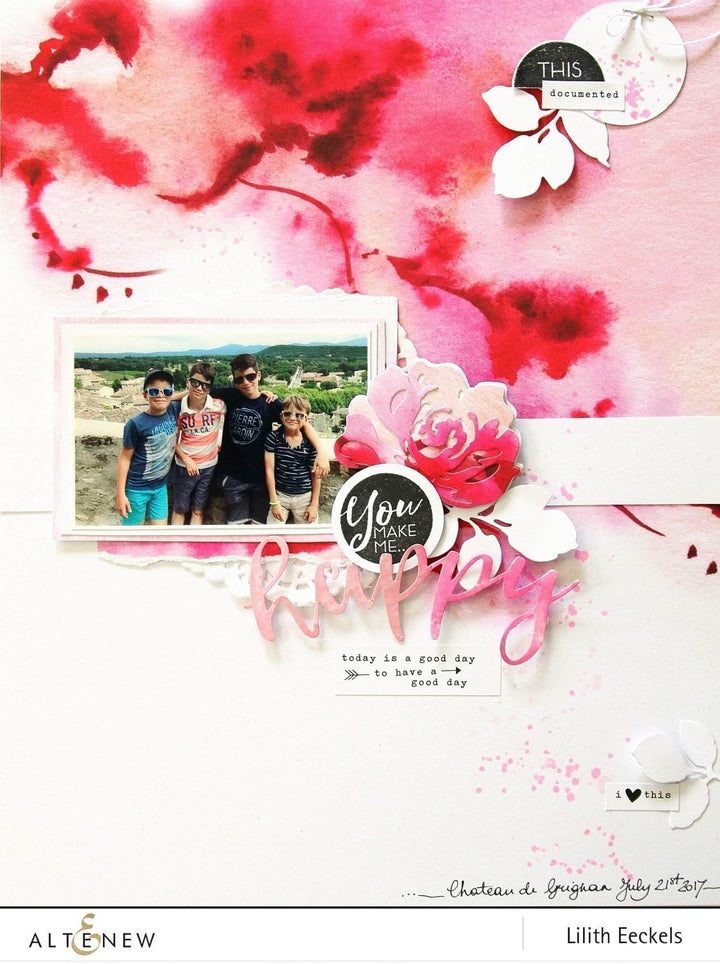 Dies Fantasy Floral 3D Die Set