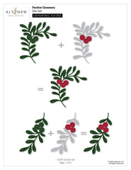 Dies Festive Greenery Die Set